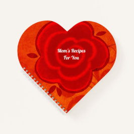 Mom'sレシピハートスパイラルノートブック ノートブック