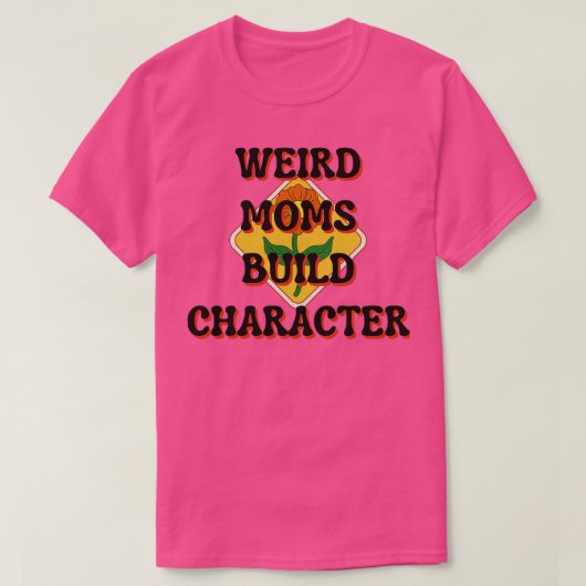 Moms風変わりビルドキャラクター34 Tシャツ (デザイン正面)