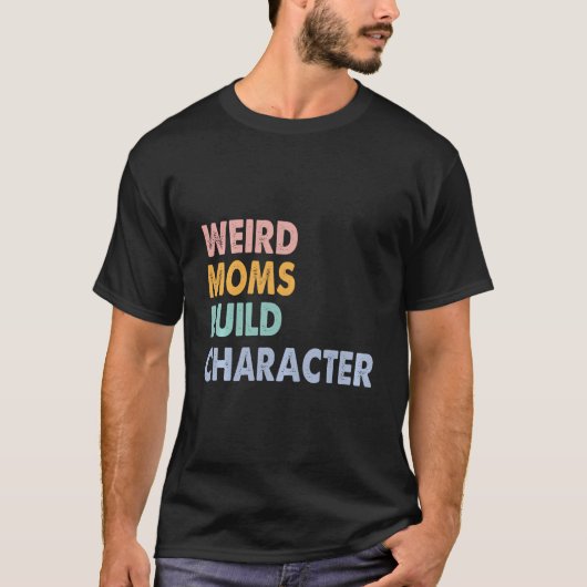Moms風変わりビルドキャラクター Tシャツ (正面)