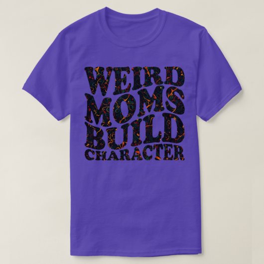 Moms風変わりビルドキャラクター Tシャツ (デザイン正面)
