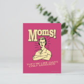 Moms:パパのみ頭が切れる ポストカード (スタンド正面)