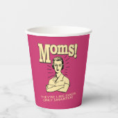 Moms:パパのみ頭が切れる 紙コップ (正面)