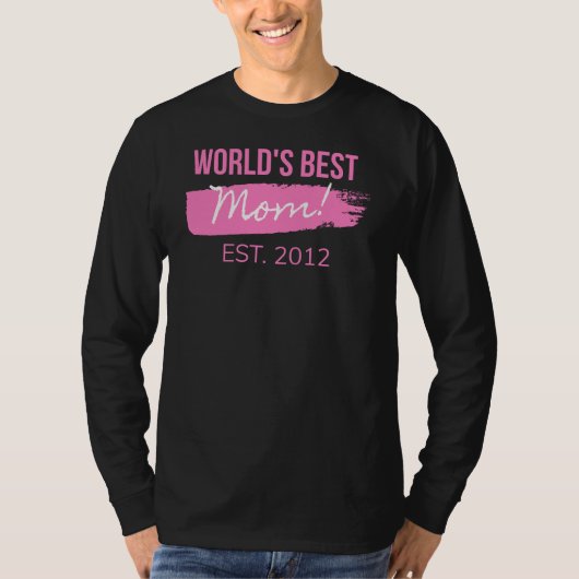 Moms 21世紀のユーフォリア:世界最高のの母EST. 2 Tシャツ (正面)