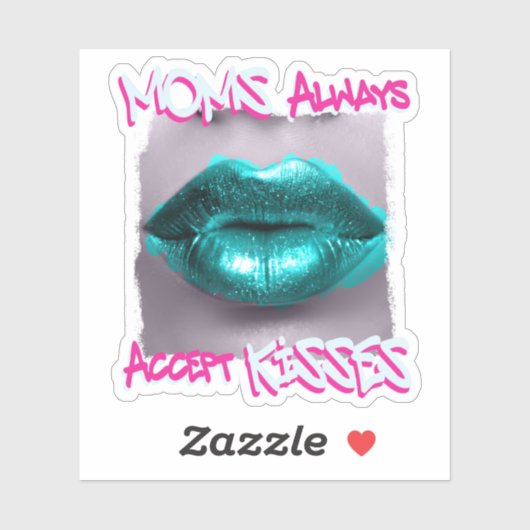Moms Always Acceptキス シール (シート)