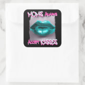 Moms Always Acceptキス スクエアシール (バッグ)