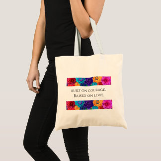 Mom's "Built on Courage, Raised on Love" - Tote トートバッグ