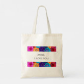 Mom's "Built on Courage, Raised on Love" - Tote トートバッグ (裏面)