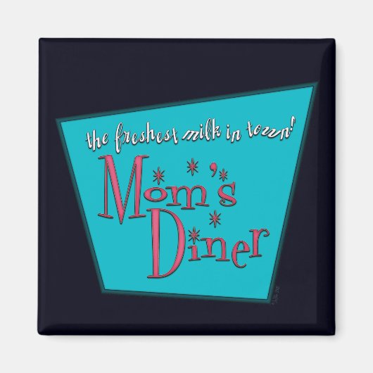 Moms Diner：授乳 マグネット (正面)