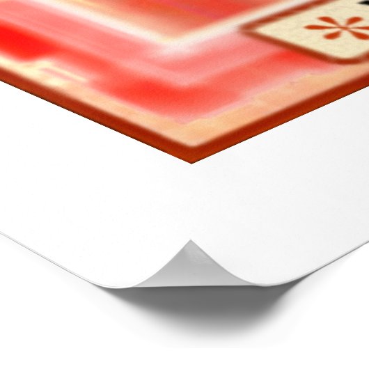 Mom's Diner Retro Kitchen Art Poster Print ポスター (角)