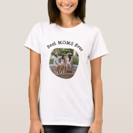 Moms Ever 最高の Lesbian Mom Lesbian Mother Photo Tシャツ