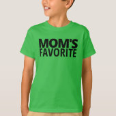 MOM'S FAVORITE (in black letters) Tシャツ (正面)