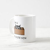 MOM'S FAVORITE SON MUG コーヒーマグカップ (正面左)