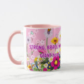 Mom's floral coffee mug マグカップ (左)