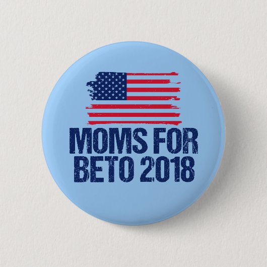 Moms for Beto 2018 |元老院 缶バッジ (正面)