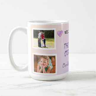 Mom's Hope - パステル4枚の写真のトリビュート コーヒーマグカップ