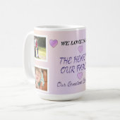Mom's Hope - Pastel 4 Photo Tribute コーヒーマグカップ (正面左)