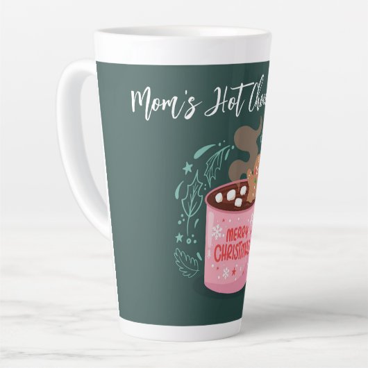 Mom's Hot Chocolate  カフェラテマグ (左アングル)