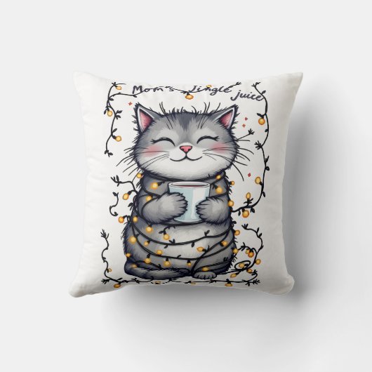 Mom's Jingle Juice  クッション (裏面)