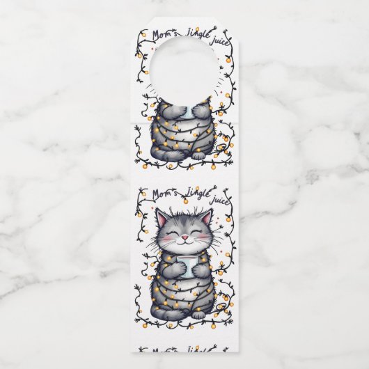 Mom's Jingle Juice  ボトルネックタグ (裏面)