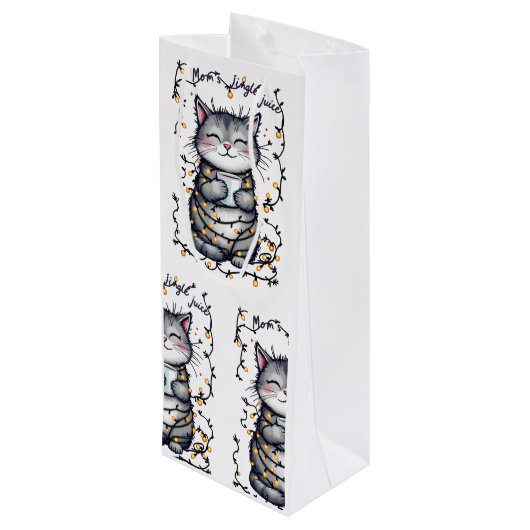 Mom's Jingle Juice  ワインギフトバッグ (裏面アングル)