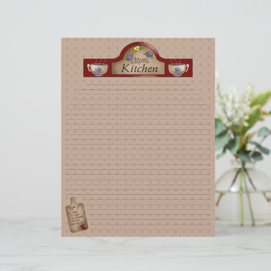 Mom's Kitchenのレシピページ(並び) (スタンド正面)