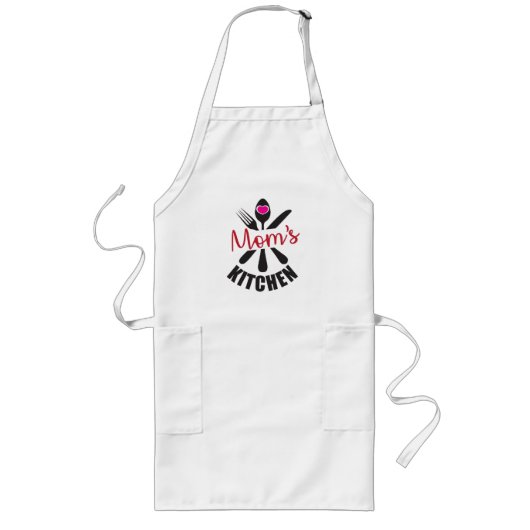 Mom's Kitchen Long Apron ロングエプロン (正面)