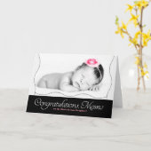 Moms LGBTおめでとう誕生2人 カード (黄色い花)