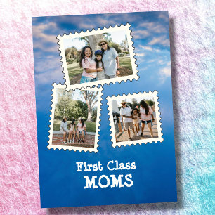 MOMS LGBT最高のの第1種の写真カスタム3枚 カード