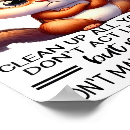 Mom's List Don't Break Don't Fight Over ポスター (角)