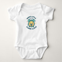 Mom's Little Alarm Clock Baby Bodysuit | 新生児 