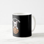 Mom's Little Boo French Bulldog Hallowen コーヒーマグカップ (正面右)