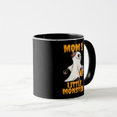 Moms Little Boo Monster Funny Graphic マグカップ (正面右)