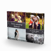 Mom's Love Block:アクリルパーソナライズされたフォトブロック フォトブロック (右)