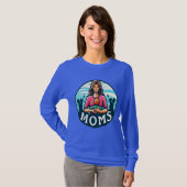 Moms Make a Difference長袖 Tシャツ (正面フル)