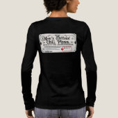 Mom's official chill pass トライブレンドTシャツ (背面)