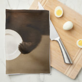 Mom's Personalized Bear Kitchen Towel キッチンタオル (四つ折り)