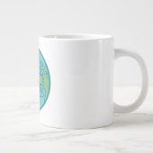 Moms Rule the World Groovy Globe ジャンボコーヒーマグカップ (右)