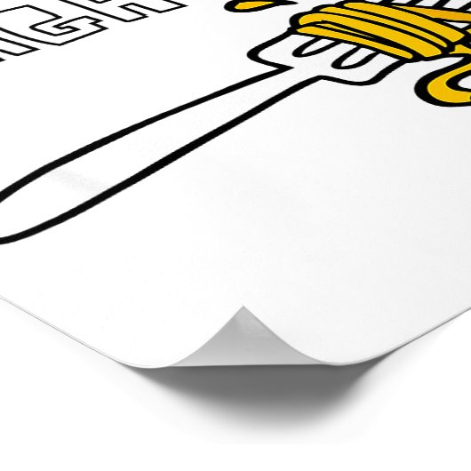 Mom's Spaghetti Funny Toddler Kids  ポスター (角)