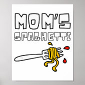 Mom's Spaghetti Funny Toddler Kids  ポスター (正面)