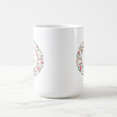Mom's Special Floral Wreath Mug Mother's Day 2026" コーヒーマグカップ (中央)