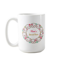Mom's Special Floral Wreath Mug Mother's Day 2026"