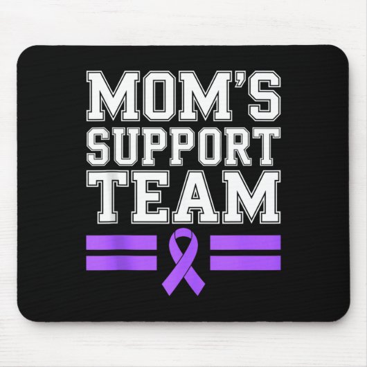 Mom's support team family lupus awareness sle マウスパッド (正面)