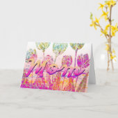 Mom's Tulips Customizable カード (黄色い花)