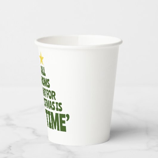 Mom's Voice Christmas Mug 紙コップ (左)