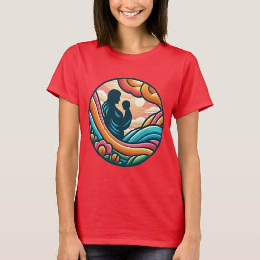 Moms Women's Basicを称える Tシャツ (正面)