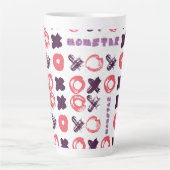 Momsterブランドキットtik-tak-toe カフェラテマグ (正面)