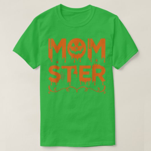 Momster恋人ハロウィーン母ファミリー一致Lov Tシャツ (デザイン正面)