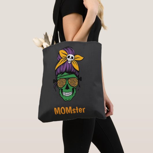 MOMster トートバッグ (クローズアップ)