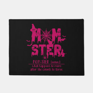 Momster – 母モンスターマザーハロウィーンの衣装 ドアマット