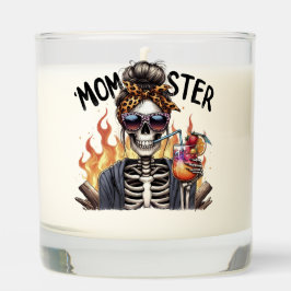 Momster Candle - A 不気味 Skeleton Mom